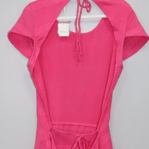 Free People Meika Mini Dress in Fuschia Size XL - Picture 5 of 5